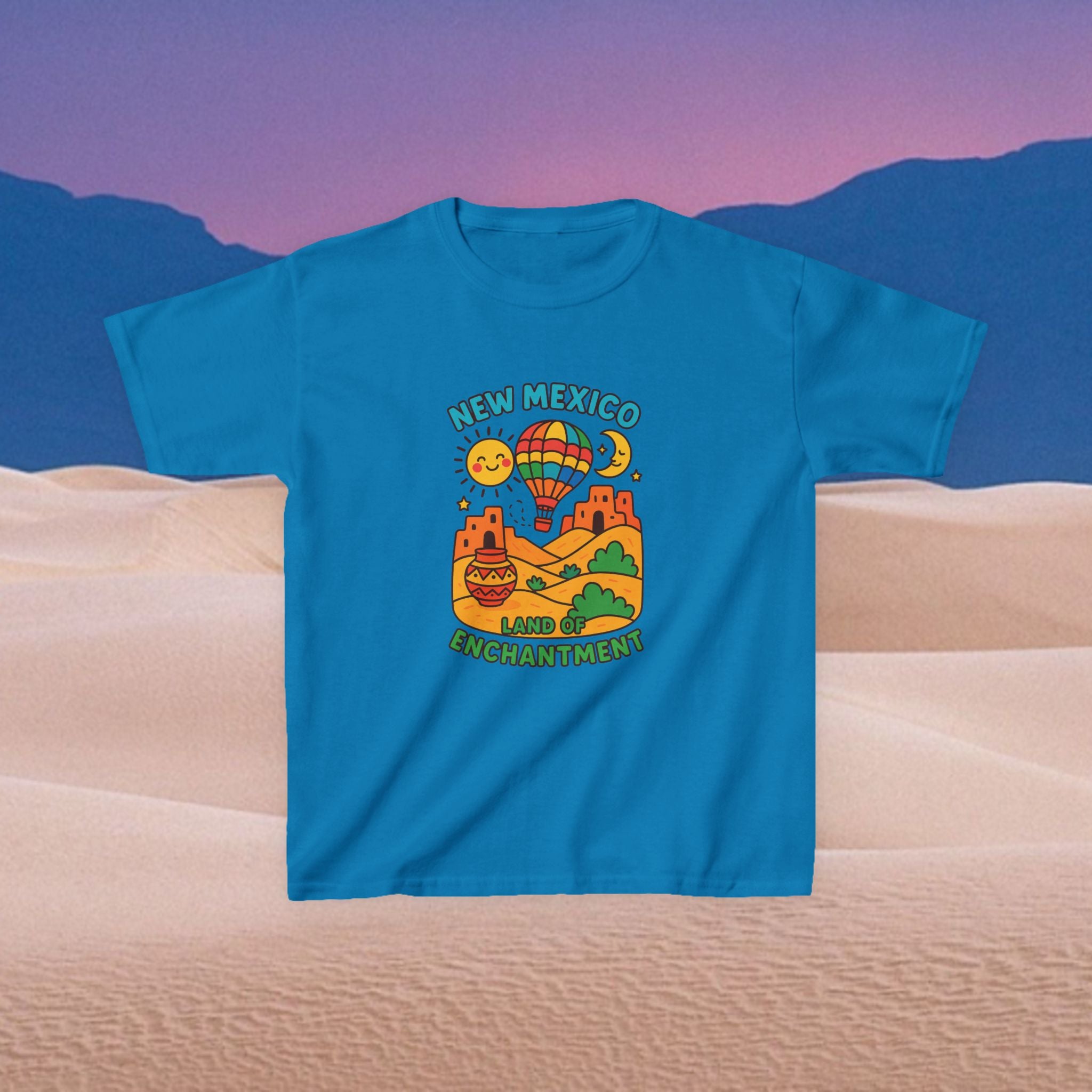 New Mexico Kids Tee, Fun Kids T-Shirt, Adventure Shirt for Children