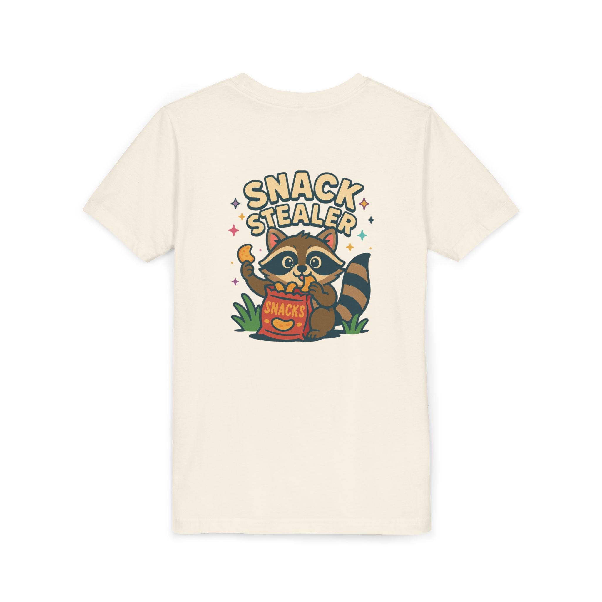 Raccoon Youth Tee featuring 'Snack Stealer' Raccoon Design