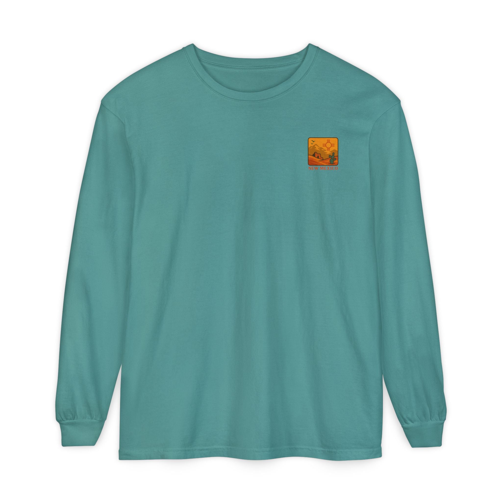 New Mexico Graphic Long Sleeve T-Shirt | Desert Vibes Tee, Unisex Apparel, Travel Souvenir, Gift for Nature Lovers, Southwest Style