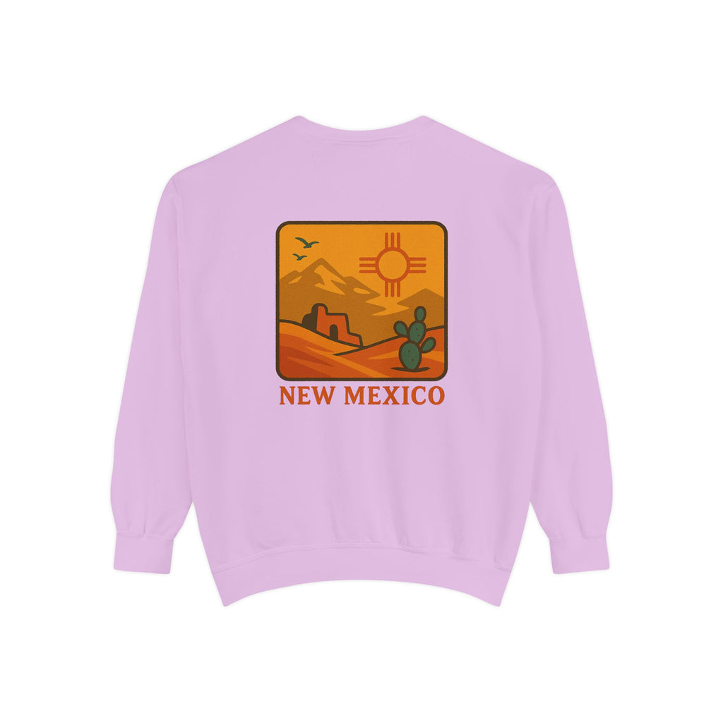 Desert Dreamers Unisex Sweatshirt - New Mexico Vibes, Travel Gift, Cozy Apparel, Cactus Chic, Retro Southwest Style