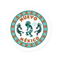 New Mexcio Round Stickers, IndoorOutdoor, Kokopelli
