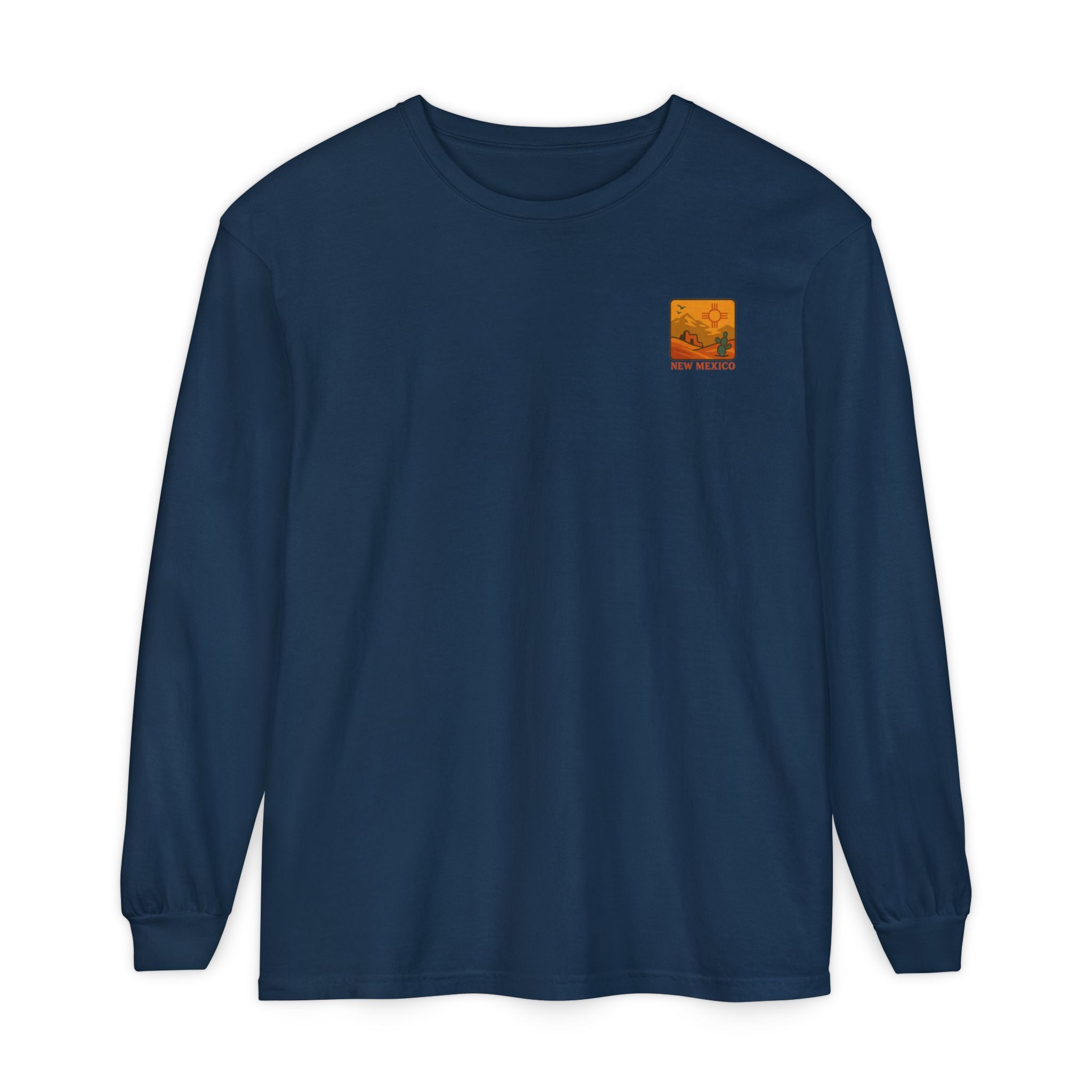 New Mexico Graphic Long Sleeve T-Shirt | Desert Vibes Tee, Unisex Apparel, Travel Souvenir, Gift for Nature Lovers, Southwest Style