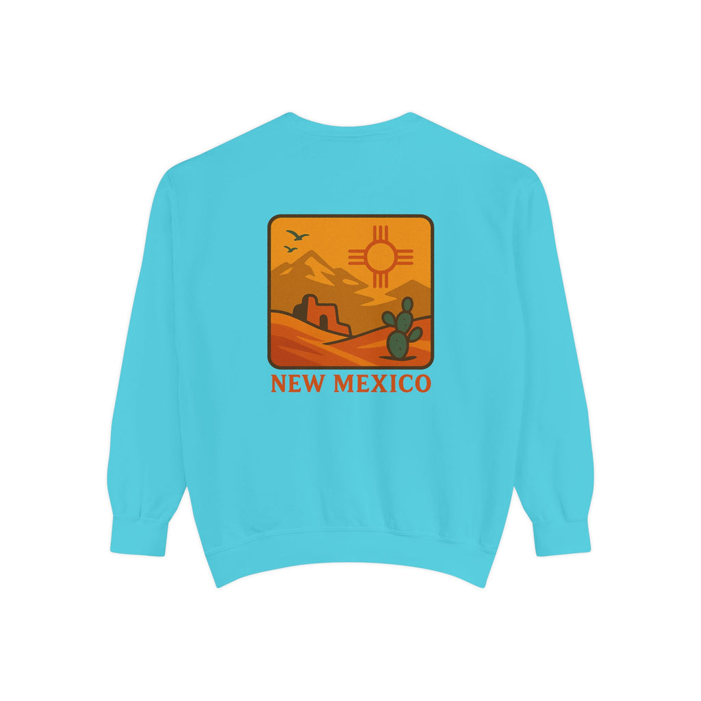 Desert Dreamers Unisex Sweatshirt - New Mexico Vibes, Travel Gift, Cozy Apparel, Cactus Chic, Retro Southwest Style