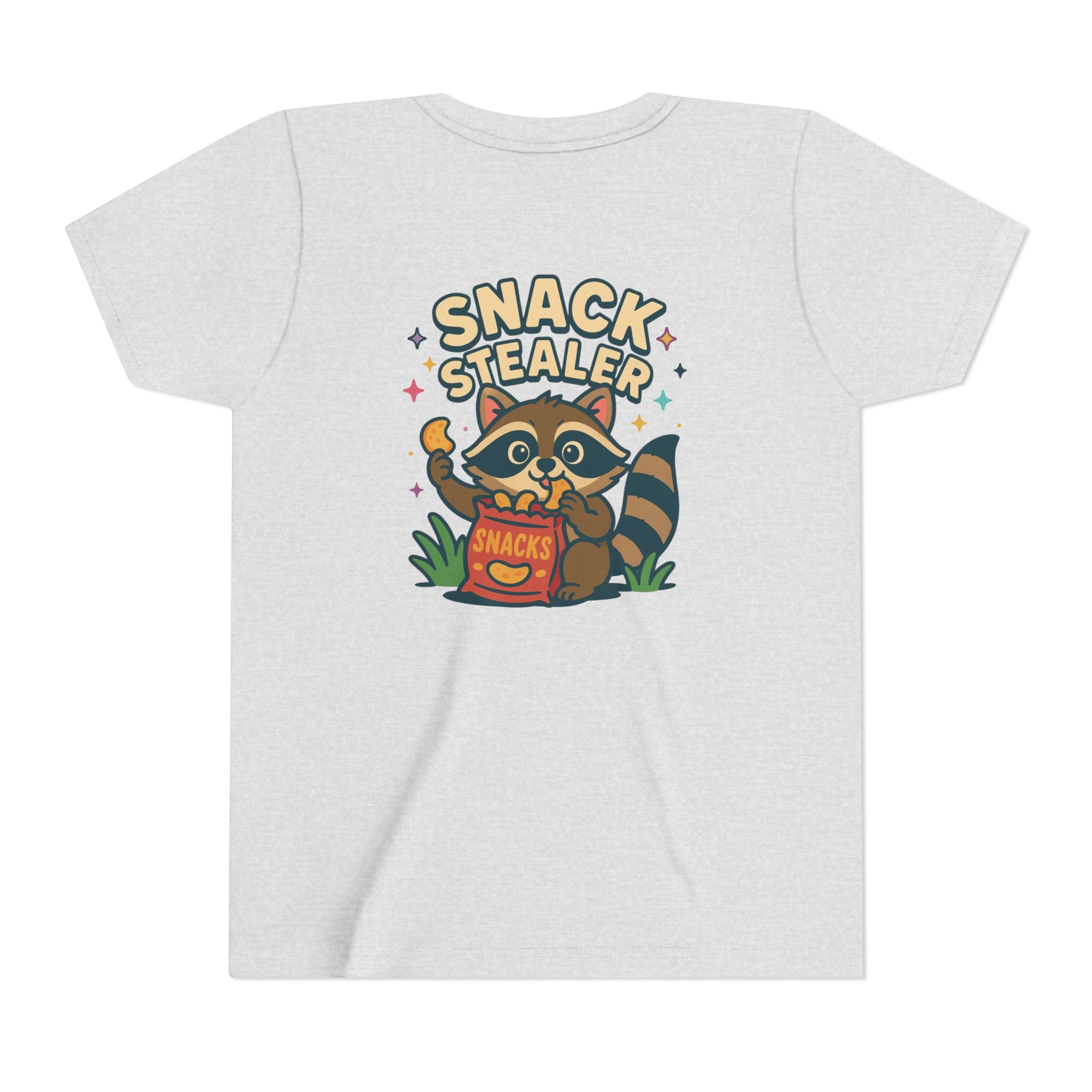 Raccoon Youth Tee featuring 'Snack Stealer' Raccoon Design