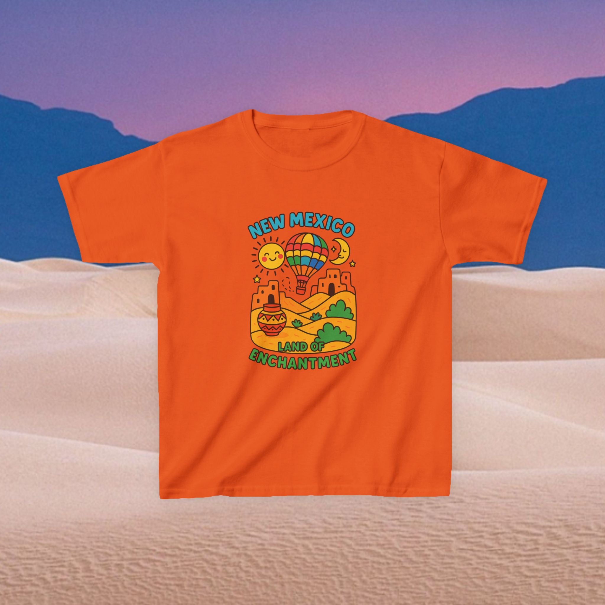New Mexico Kids Tee, Fun Kids T-Shirt, Adventure Shirt for Children