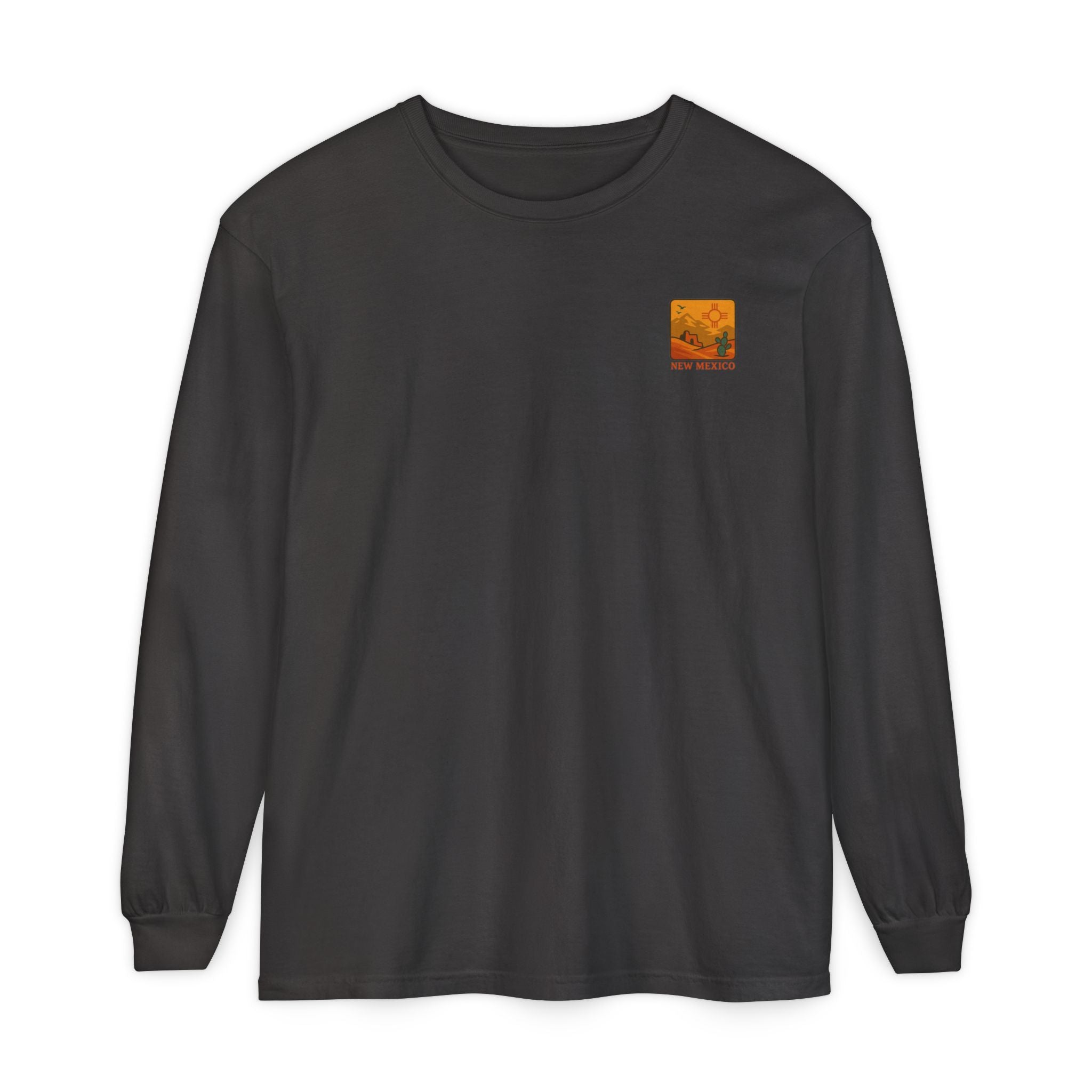 New Mexico Graphic Long Sleeve T-Shirt | Desert Vibes Tee, Unisex Apparel, Travel Souvenir, Gift for Nature Lovers, Southwest Style