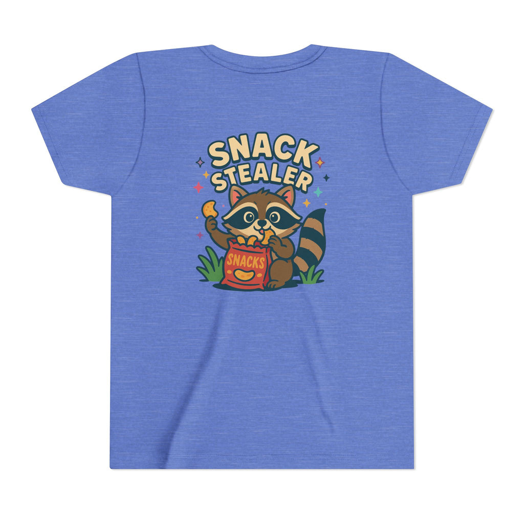 Raccoon Youth Tee featuring 'Snack Stealer' Raccoon Design