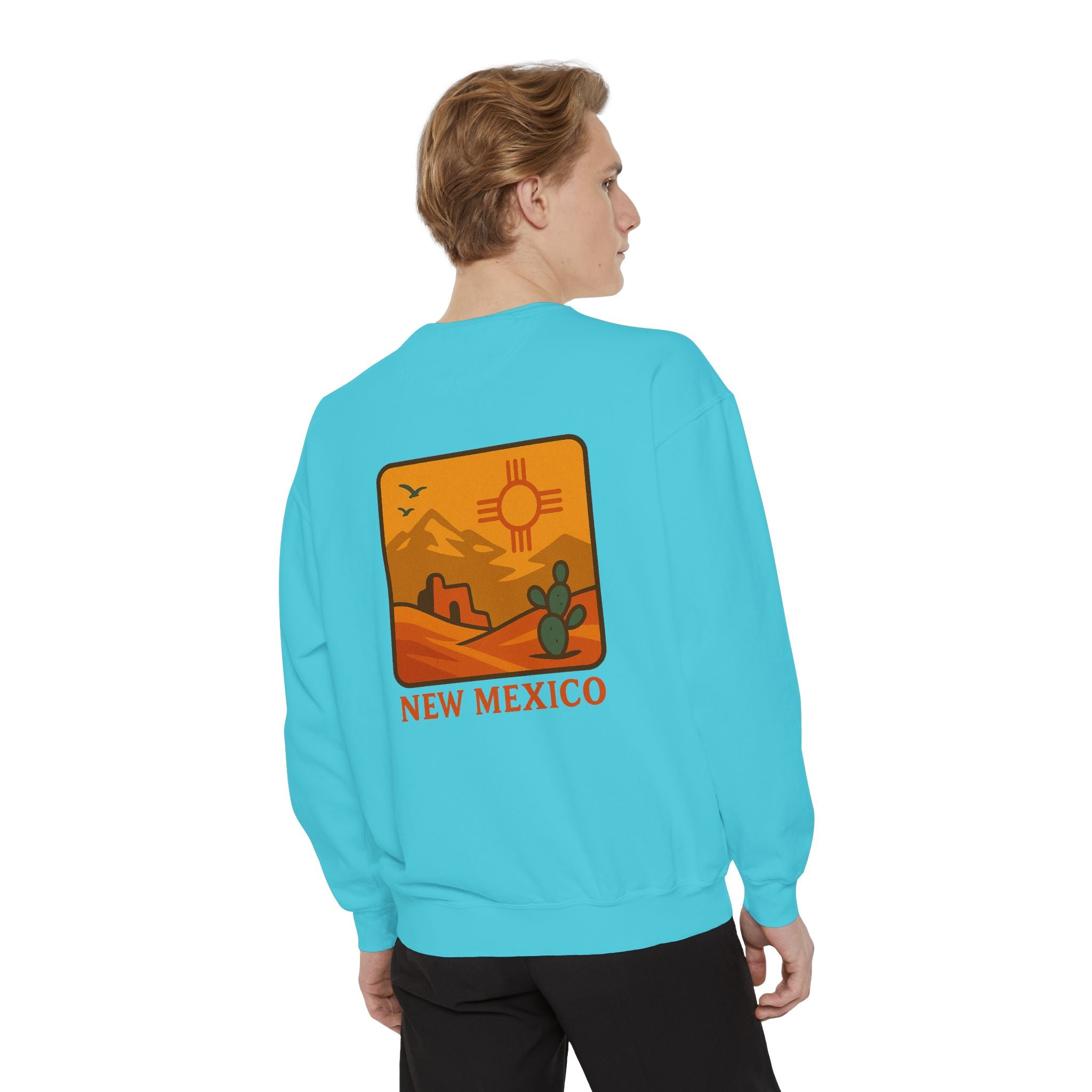 Desert Dreamers Unisex Sweatshirt - New Mexico Vibes, Travel Gift, Cozy Apparel, Cactus Chic, Retro Southwest Style