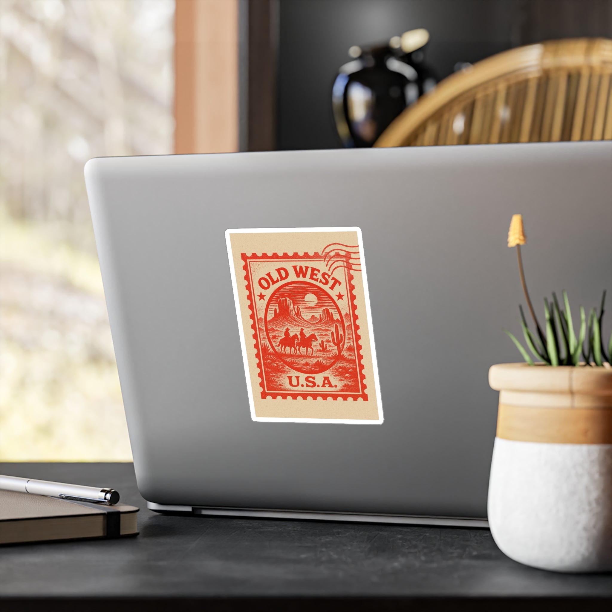 Old West USA Kiss-Cut Vinyl Decals | Retro Decor, Western Vibe, Cowboy Gifts, Scrapbooking, Planner Stickers