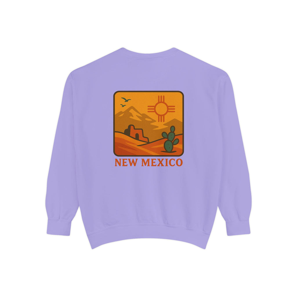 Desert Dreamers Unisex Sweatshirt - New Mexico Vibes, Travel Gift, Cozy Apparel, Cactus Chic, Retro Southwest Style