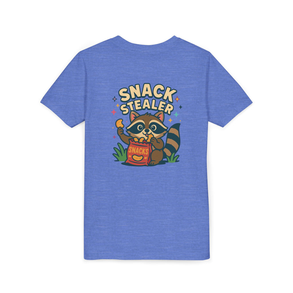 Raccoon Youth Tee featuring 'Snack Stealer' Raccoon Design