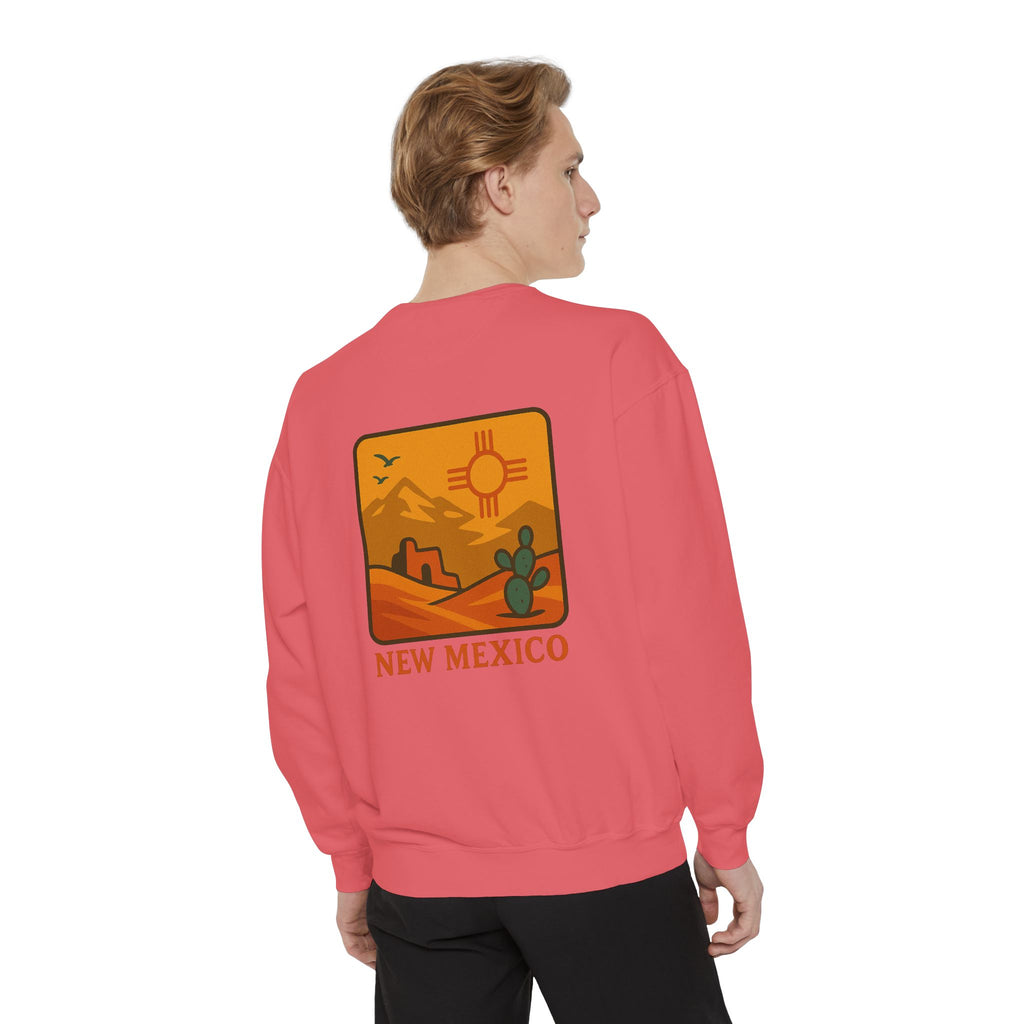 Desert Dreamers Unisex Sweatshirt - New Mexico Vibes, Travel Gift, Cozy Apparel, Cactus Chic, Retro Southwest Style