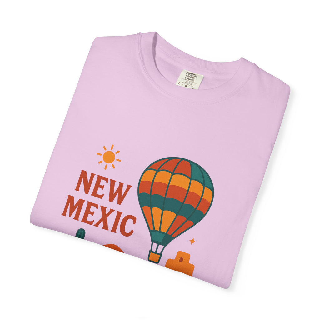 New Mexico Hot Air Balloon T-Shirt, Casual Tee, Travel Apparel, Gift for Adventurers, Summer Outfit, Vacation Shirt