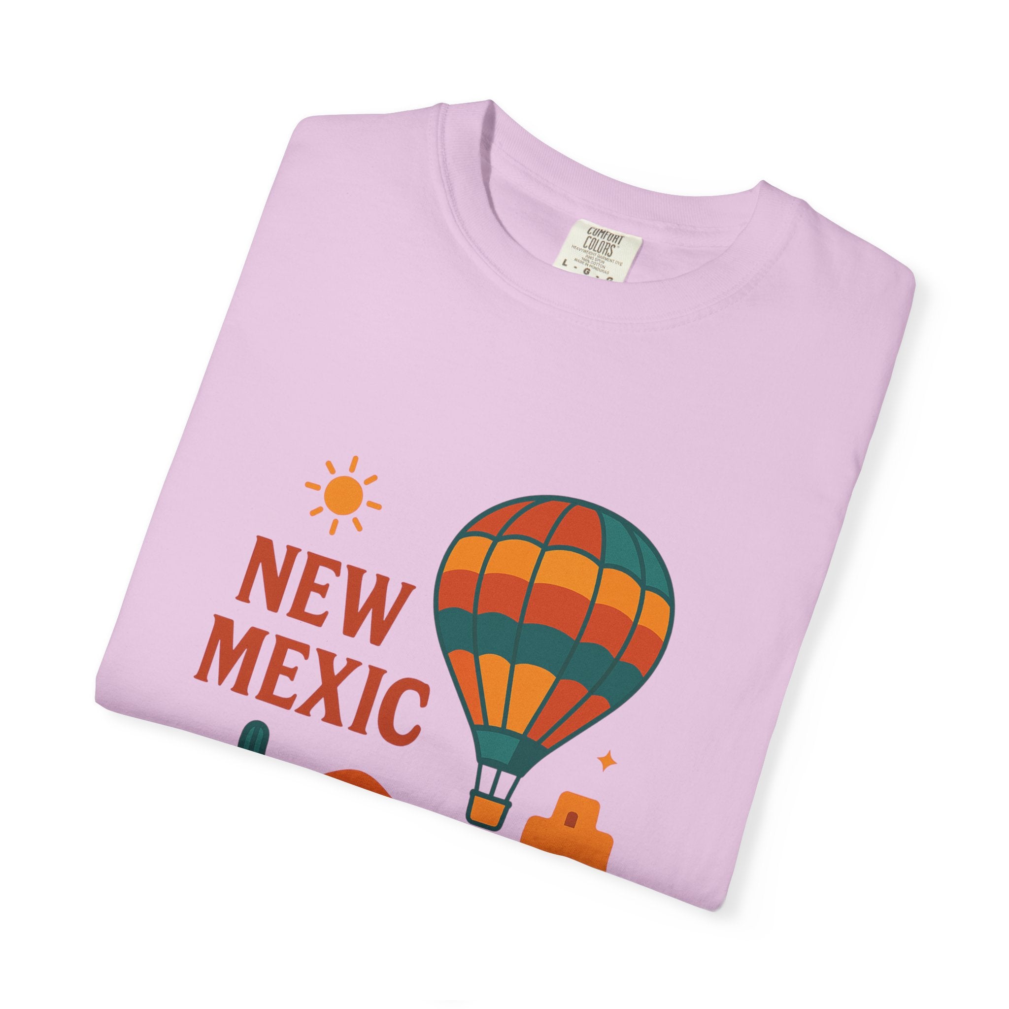 New Mexico Hot Air Balloon T-Shirt, Casual Tee, Travel Apparel, Gift for Adventurers, Summer Outfit, Vacation Shirt