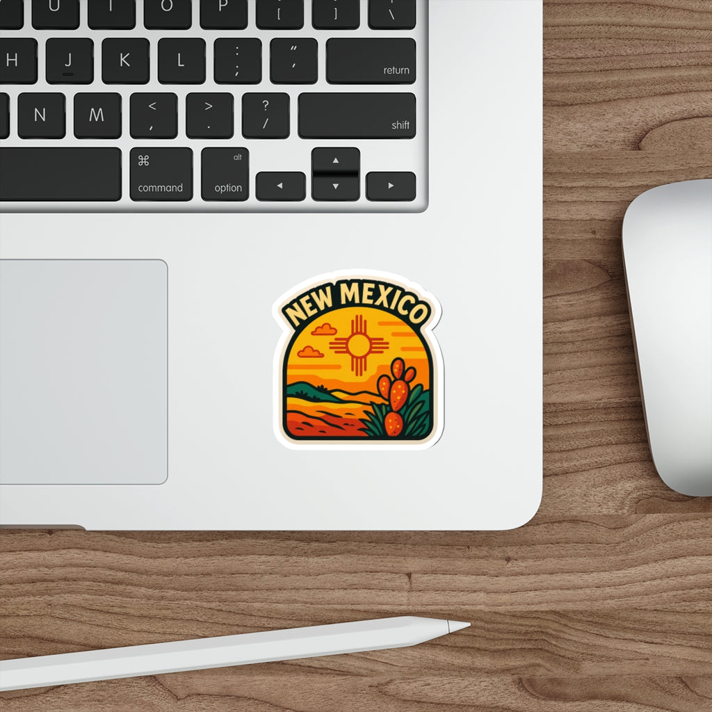 Vibrant New Mexico Die-Cut Stickers, New Mexico Sticker