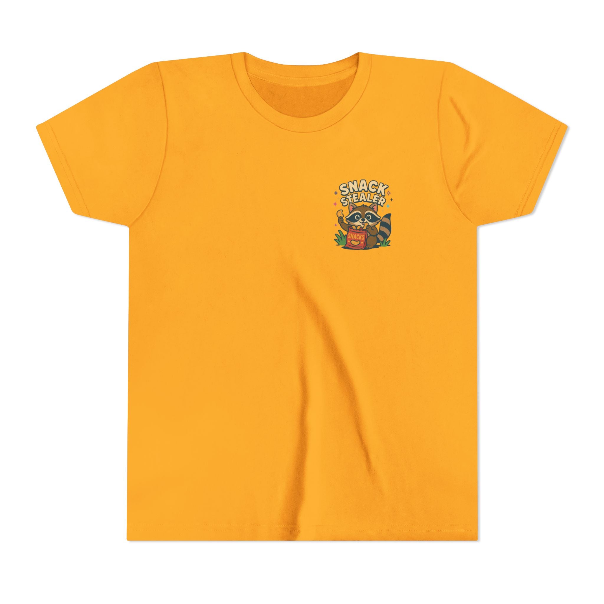 Raccoon Youth Tee featuring 'Snack Stealer' Raccoon Design