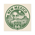 New Mexcio, Retro Alien Route 66 Stickers, Aesthetic Vinyl Decals, Cool Car Accessories, Travel Gifts, New Mexico Decor