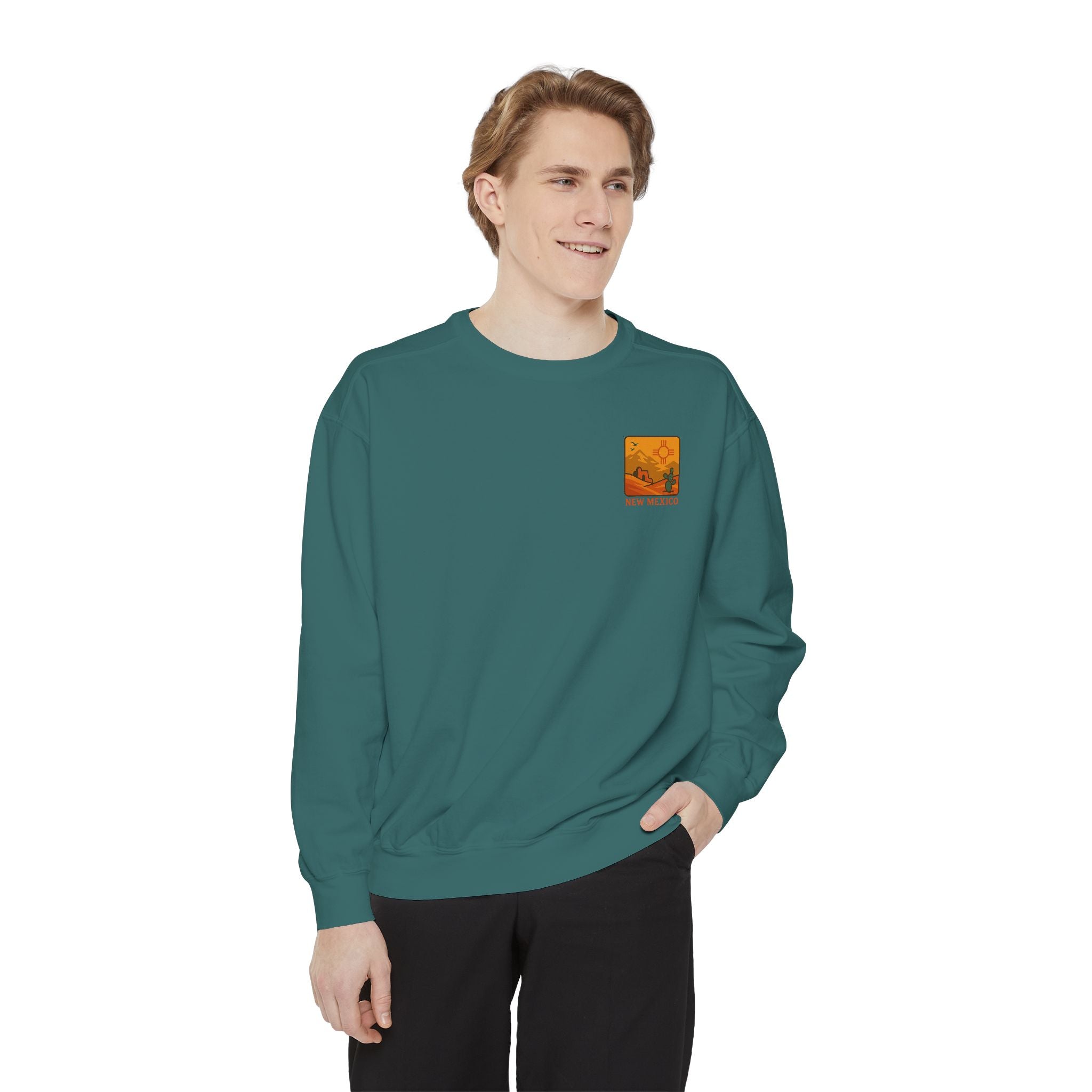 Desert Dreamers Unisex Sweatshirt - New Mexico Vibes, Travel Gift, Cozy Apparel, Cactus Chic, Retro Southwest Style
