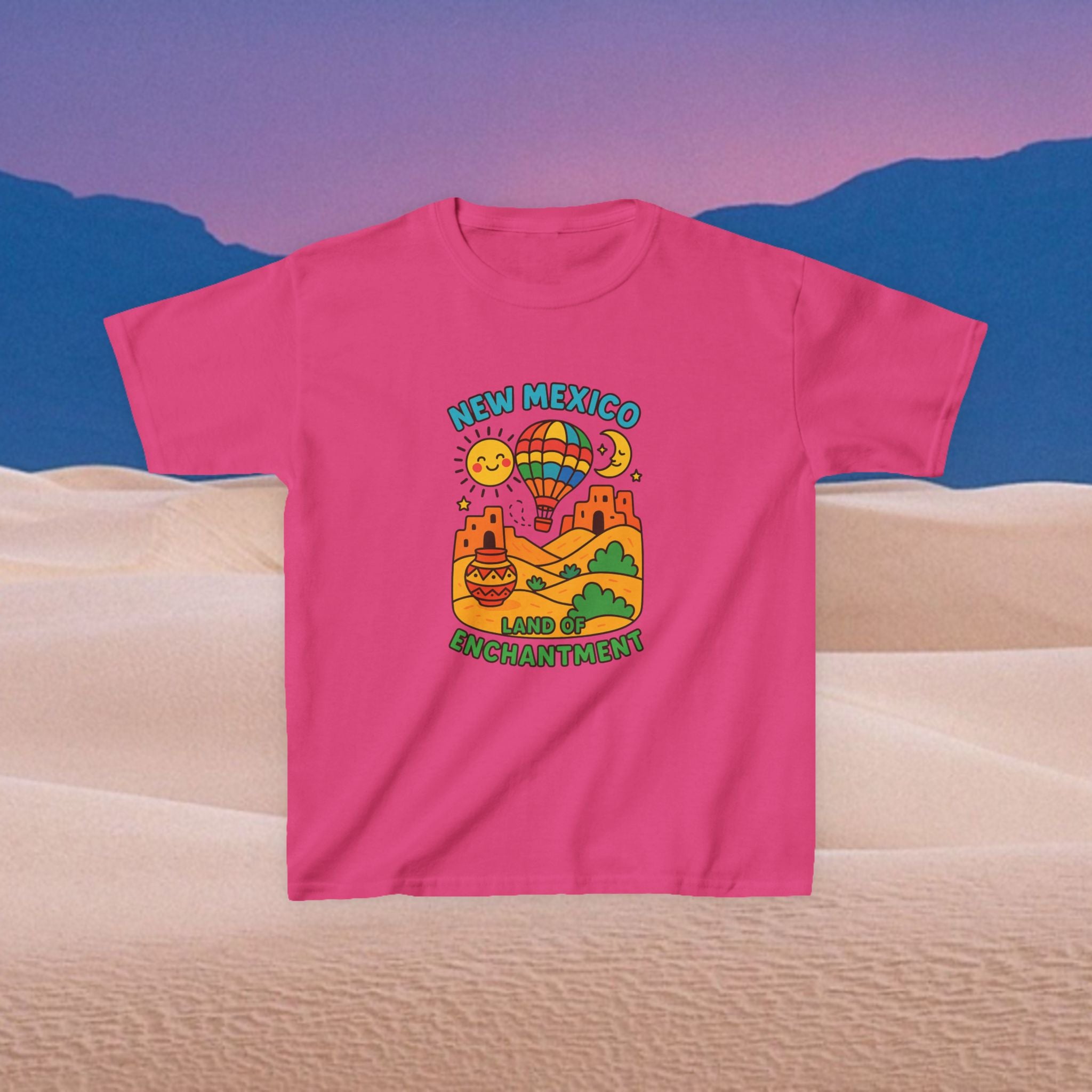 New Mexico Kids Tee, Fun Kids T-Shirt, Adventure Shirt for Children