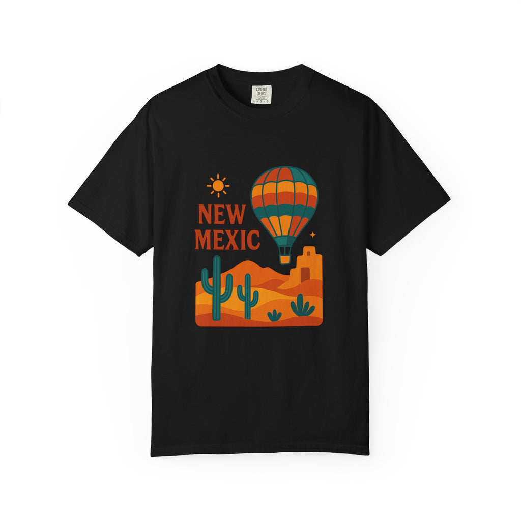 New Mexico Hot Air Balloon T-Shirt, Casual Tee, Travel Apparel, Gift for Adventurers, Summer Outfit, Vacation Shirt
