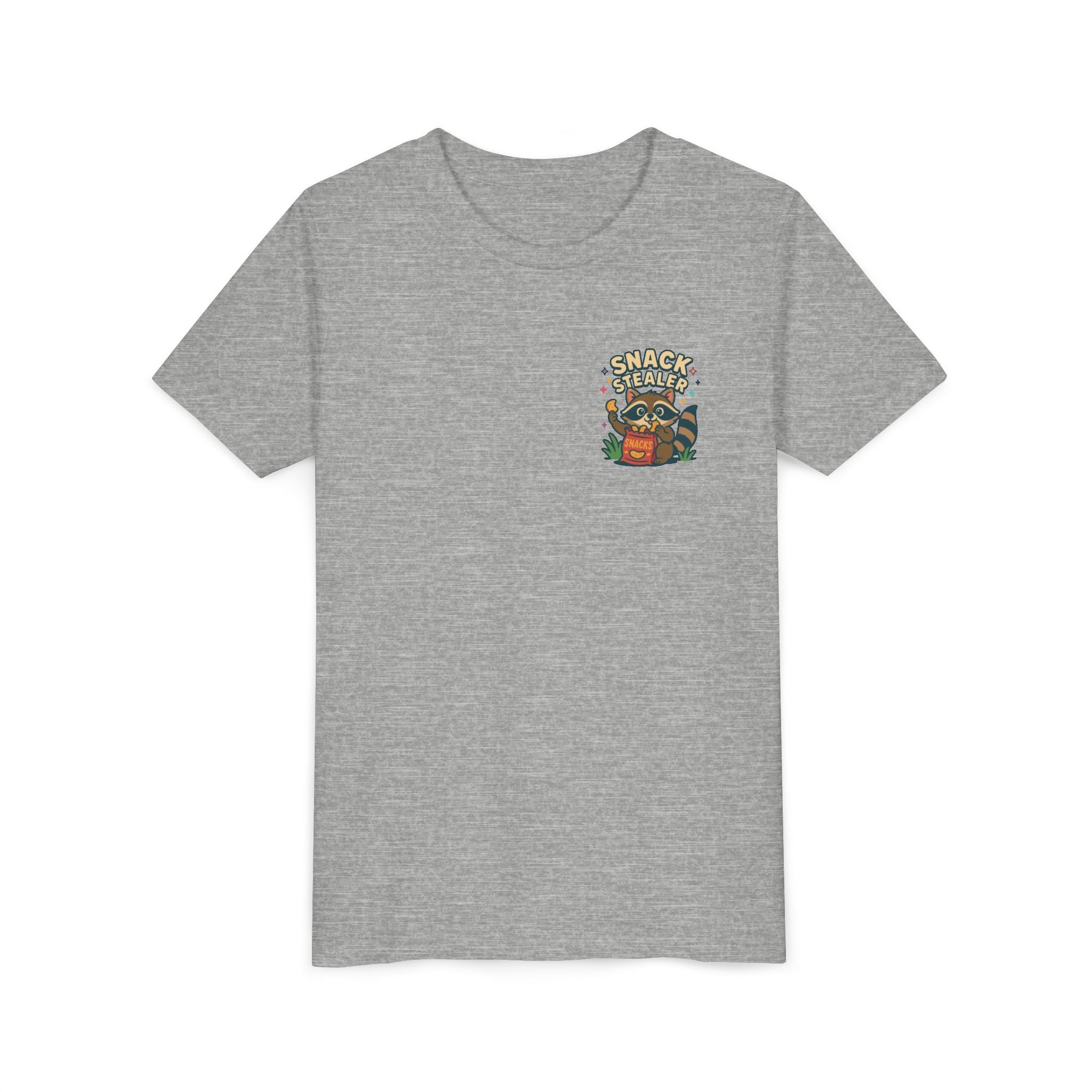 Raccoon Youth Tee featuring 'Snack Stealer' Raccoon Design