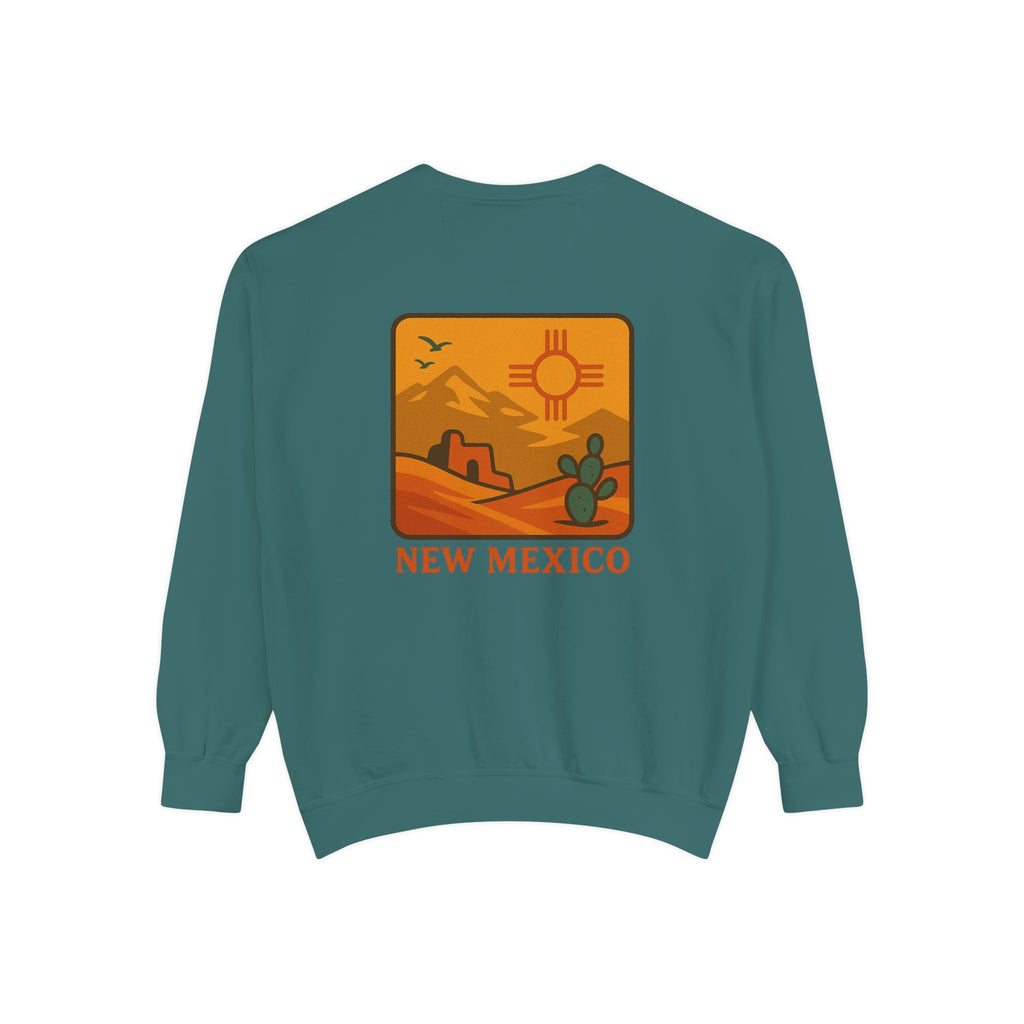 Desert Dreamers Unisex Sweatshirt - New Mexico Vibes, Travel Gift, Cozy Apparel, Cactus Chic, Retro Southwest Style