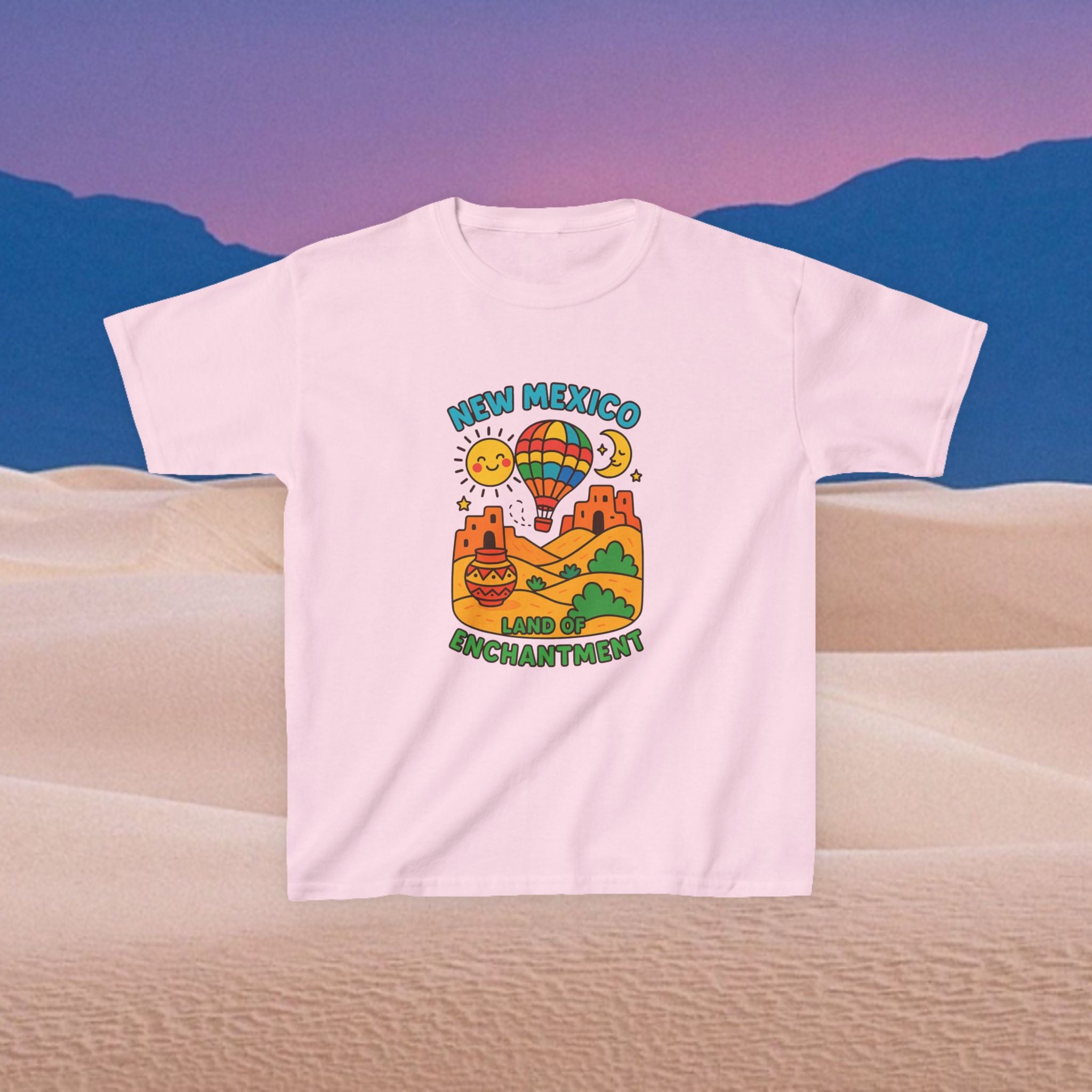 New Mexico Kids Tee, Fun Kids T-Shirt, Adventure Shirt for Children