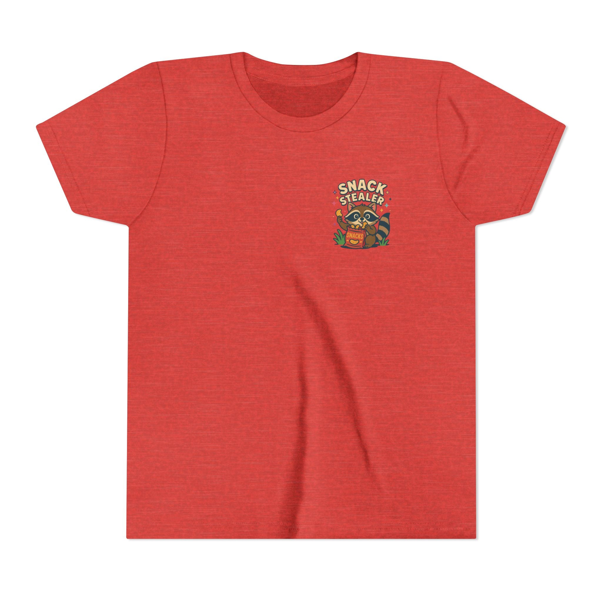 Raccoon Youth Tee featuring 'Snack Stealer' Raccoon Design