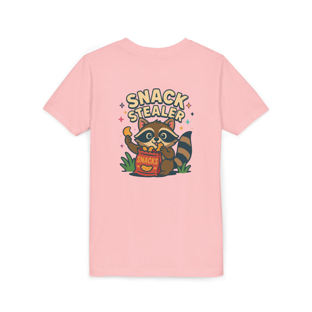Raccoon Youth Tee featuring 'Snack Stealer' Raccoon Design