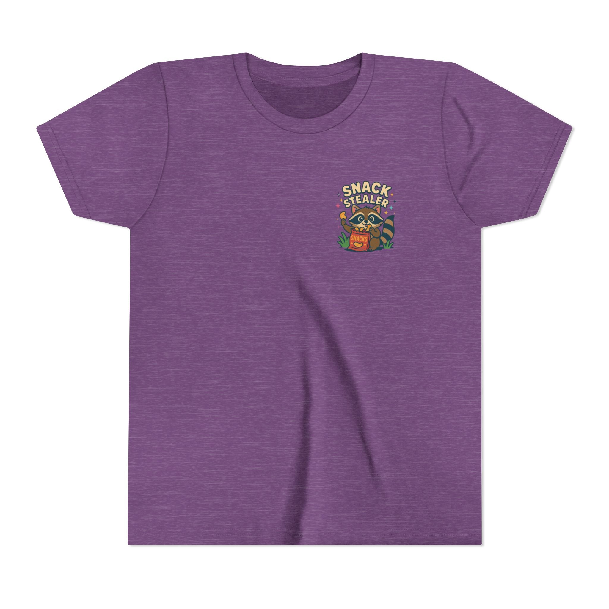 Raccoon Youth Tee featuring 'Snack Stealer' Raccoon Design