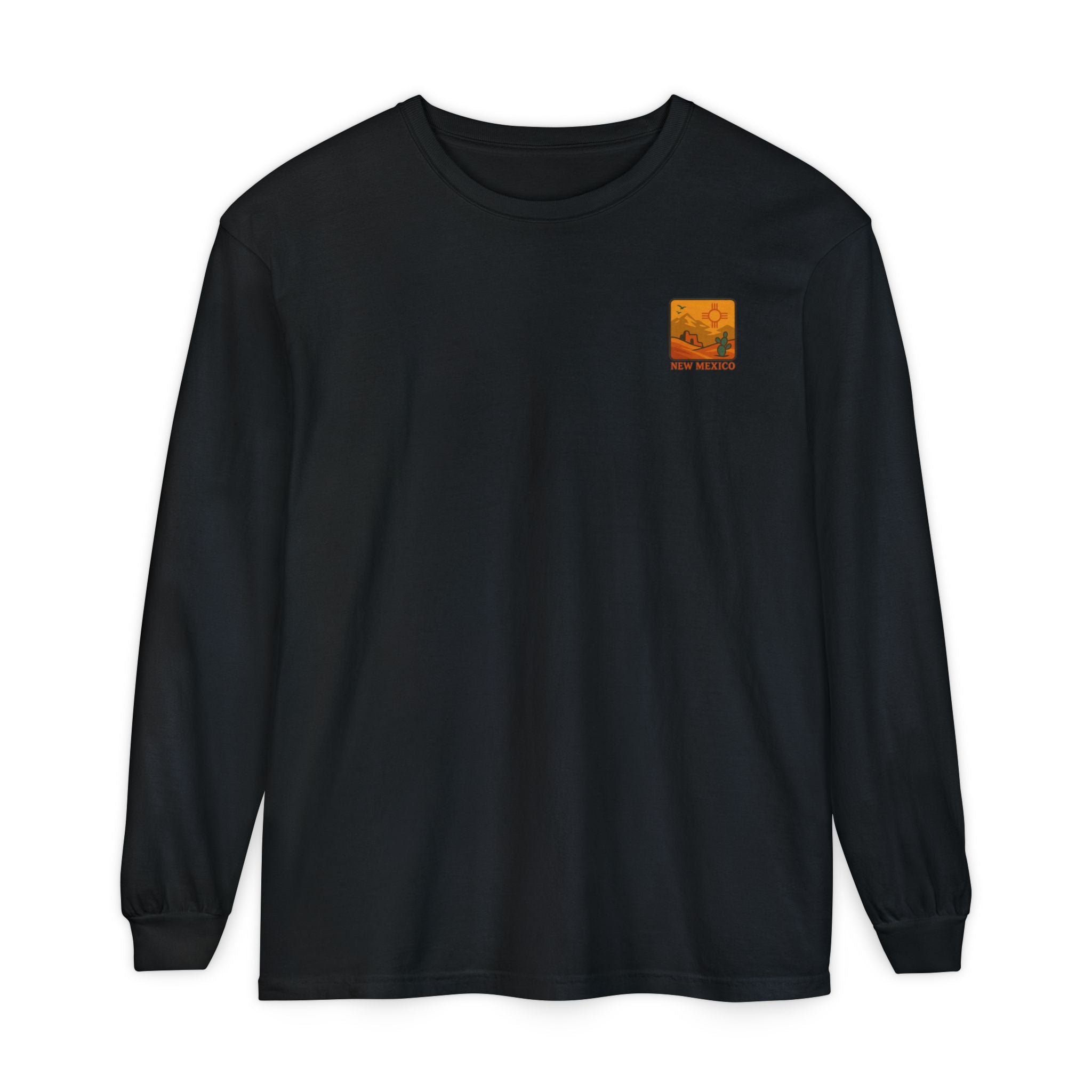 New Mexico Graphic Long Sleeve T-Shirt | Desert Vibes Tee, Unisex Apparel, Travel Souvenir, Gift for Nature Lovers, Southwest Style