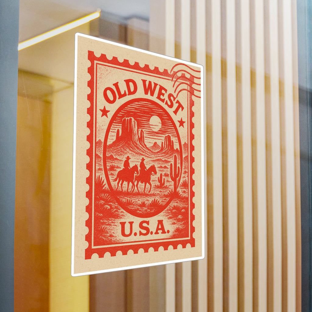 Old West USA Kiss-Cut Vinyl Decals | Retro Decor, Western Vibe, Cowboy Gifts, Scrapbooking, Planner Stickers