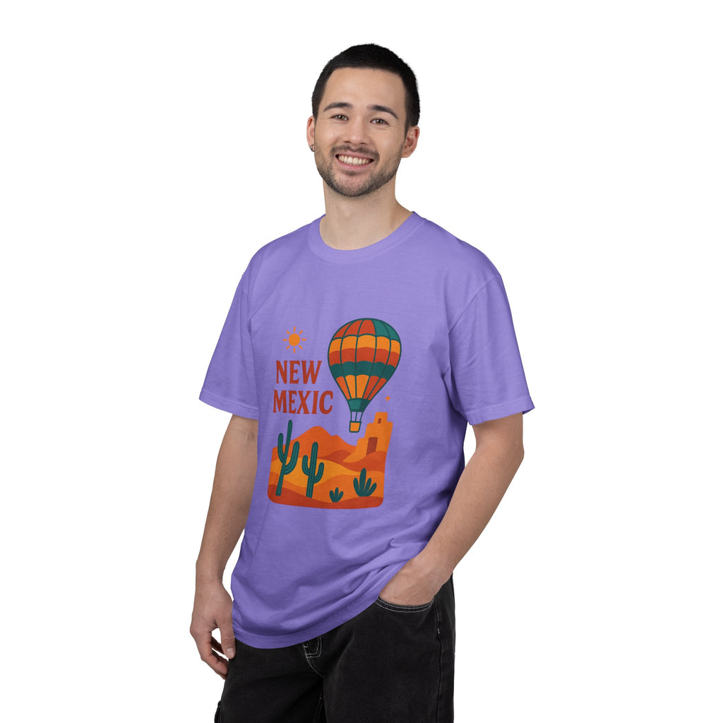New Mexico Hot Air Balloon T-Shirt, Casual Tee, Travel Apparel, Gift for Adventurers, Summer Outfit, Vacation Shirt
