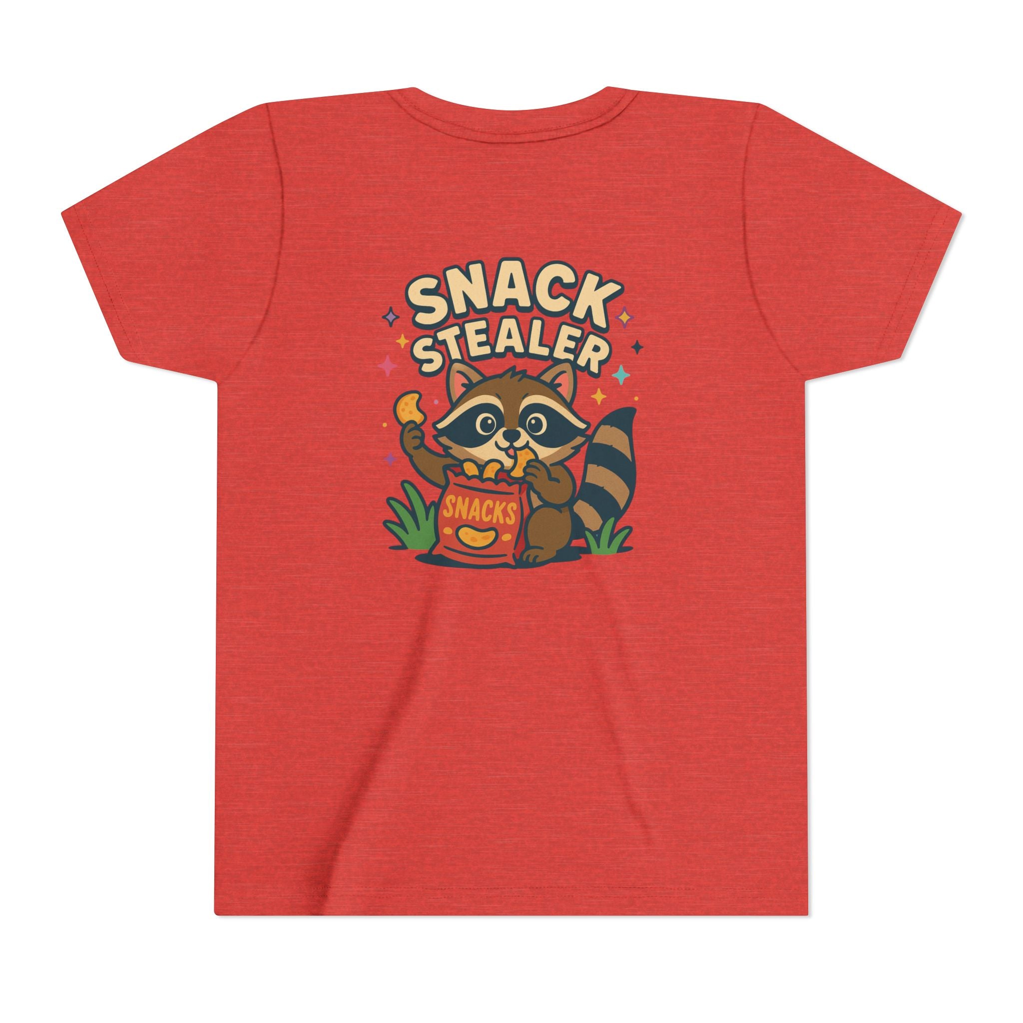 Raccoon Youth Tee featuring 'Snack Stealer' Raccoon Design