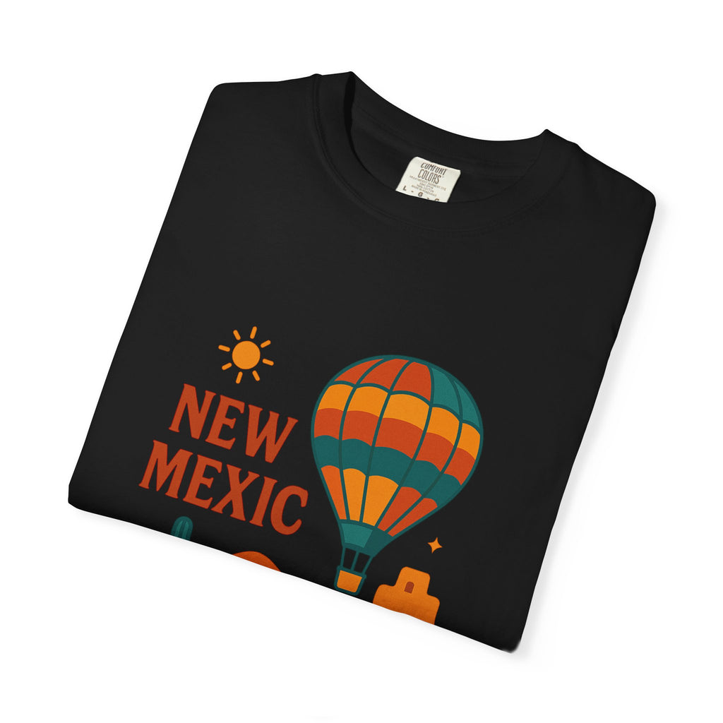 New Mexico Hot Air Balloon T-Shirt, Casual Tee, Travel Apparel, Gift for Adventurers, Summer Outfit, Vacation Shirt