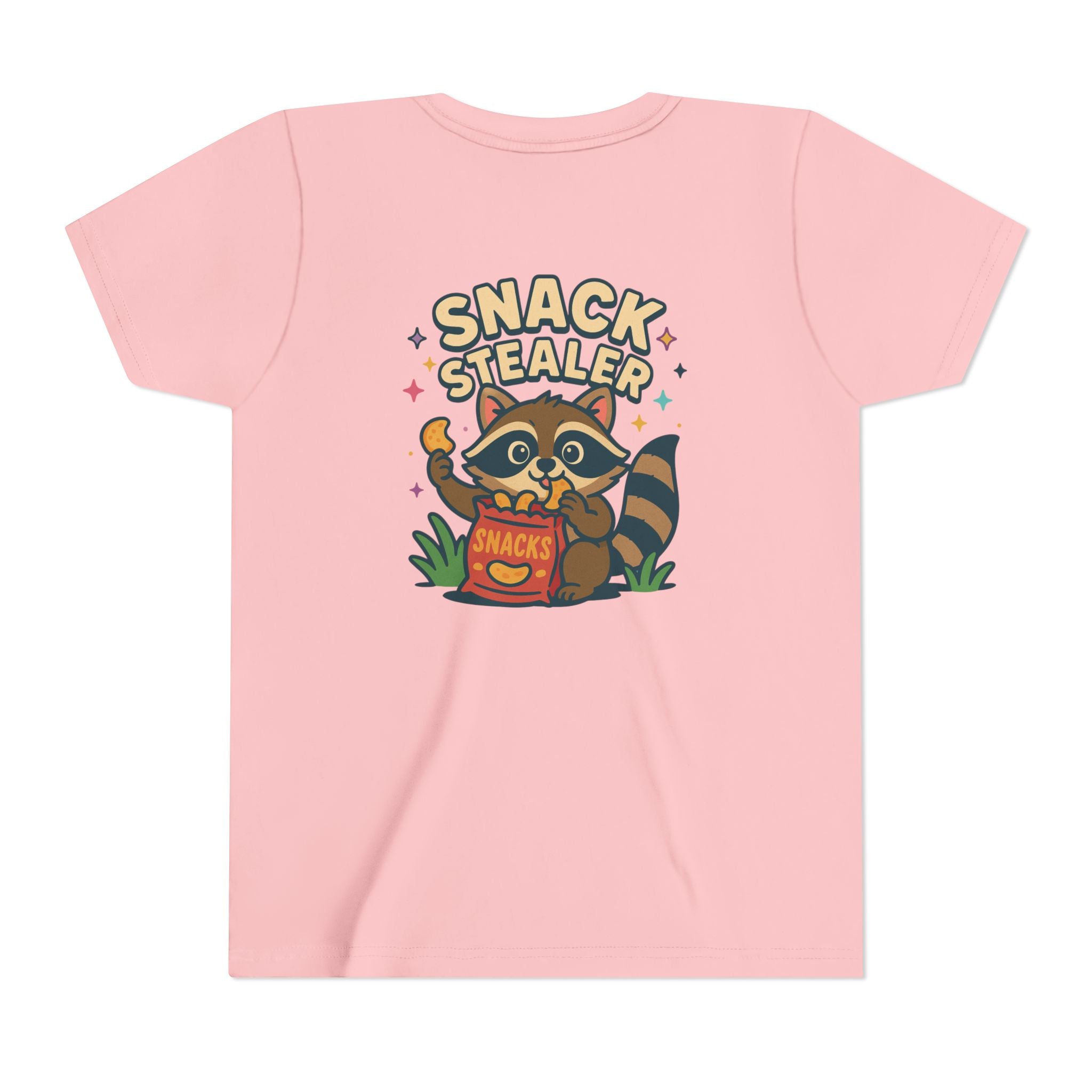 Raccoon Youth Tee featuring 'Snack Stealer' Raccoon Design