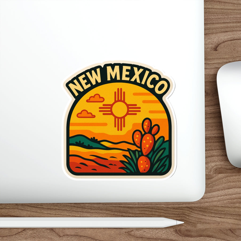Vibrant New Mexico Die-Cut Stickers, New Mexico Sticker