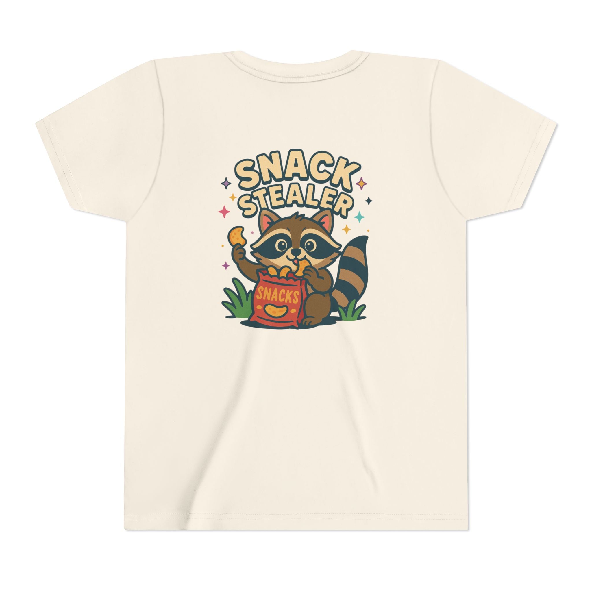 Raccoon Youth Tee featuring 'Snack Stealer' Raccoon Design