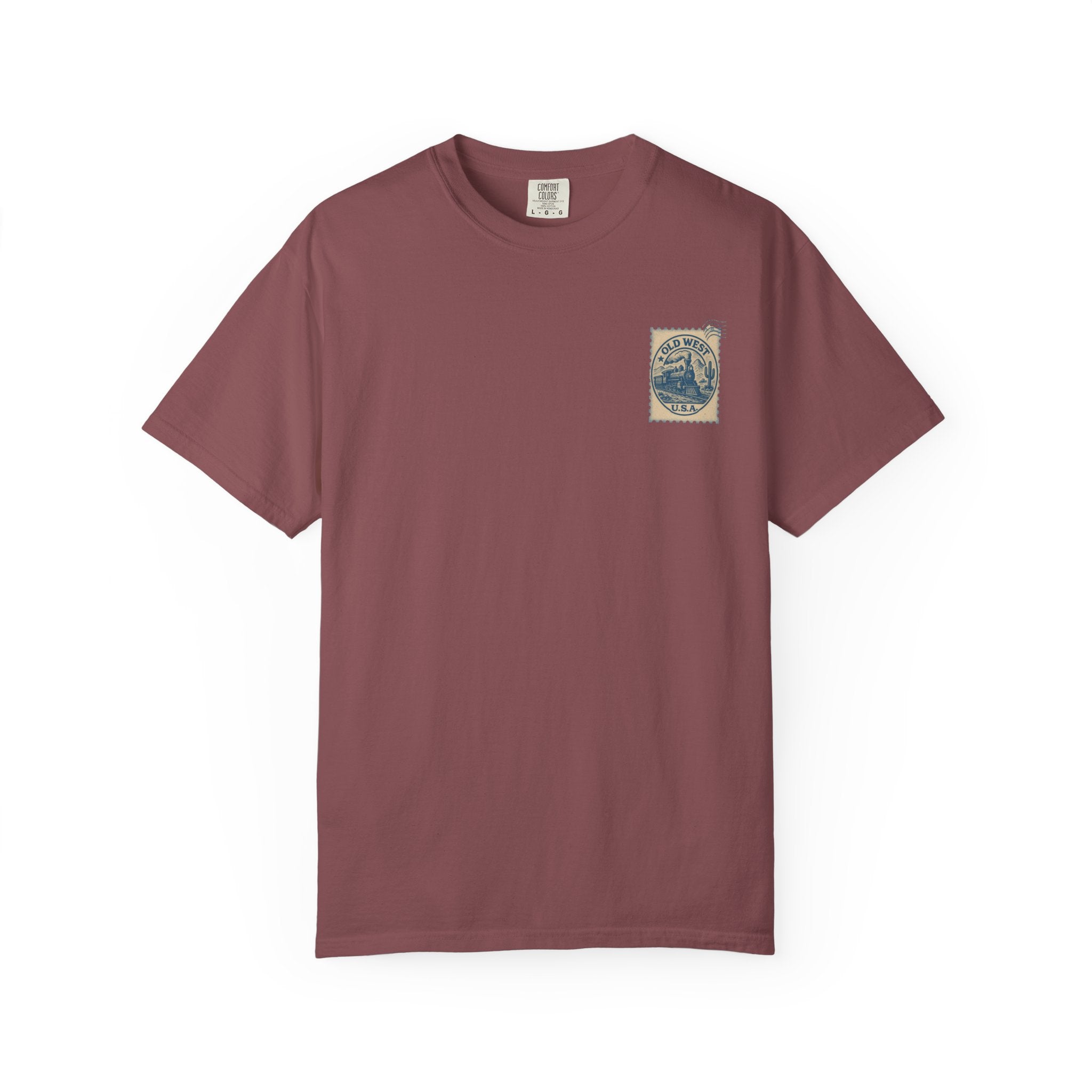 Vintage Old West Graphic Tee, Unisex Retro T-Shirt, Train Lover Gift, Western Style Shirt, Travel Themed Apparel, Adventure Wear