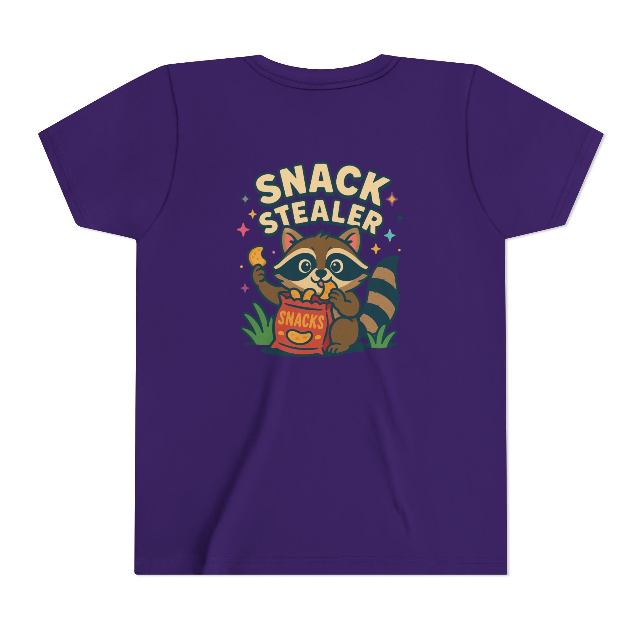Raccoon Youth Tee featuring 'Snack Stealer' Raccoon Design