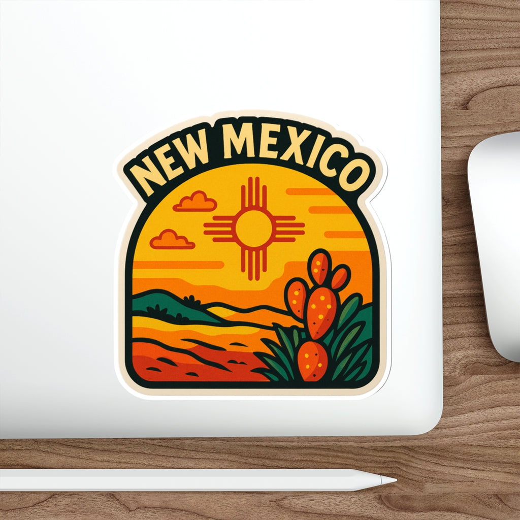 Vibrant New Mexico Die-Cut Stickers, New Mexico Sticker