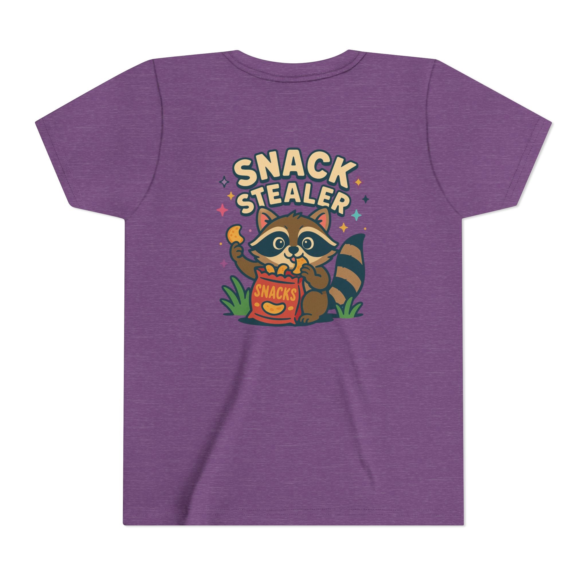 Raccoon Youth Tee featuring 'Snack Stealer' Raccoon Design