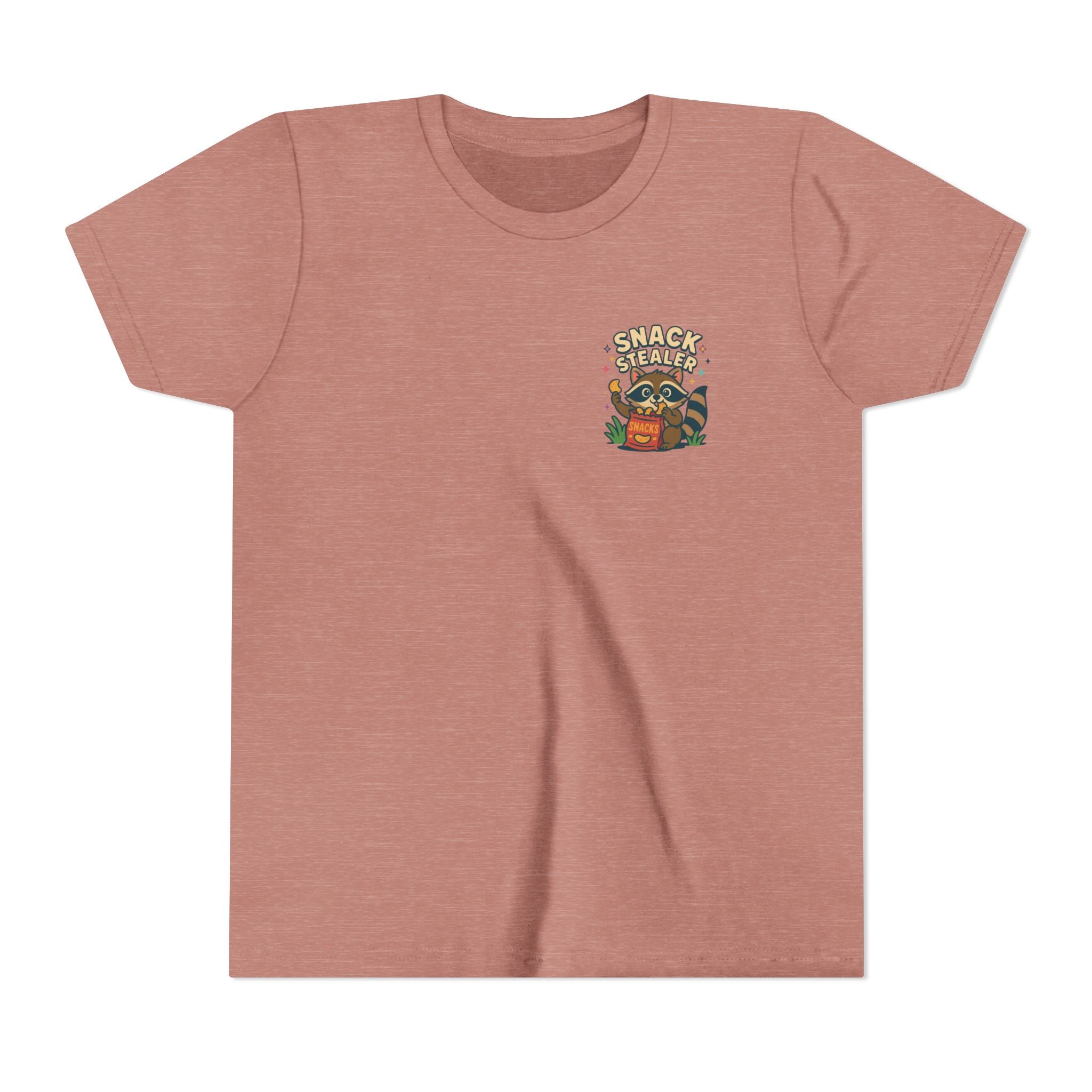 Raccoon Youth Tee featuring 'Snack Stealer' Raccoon Design