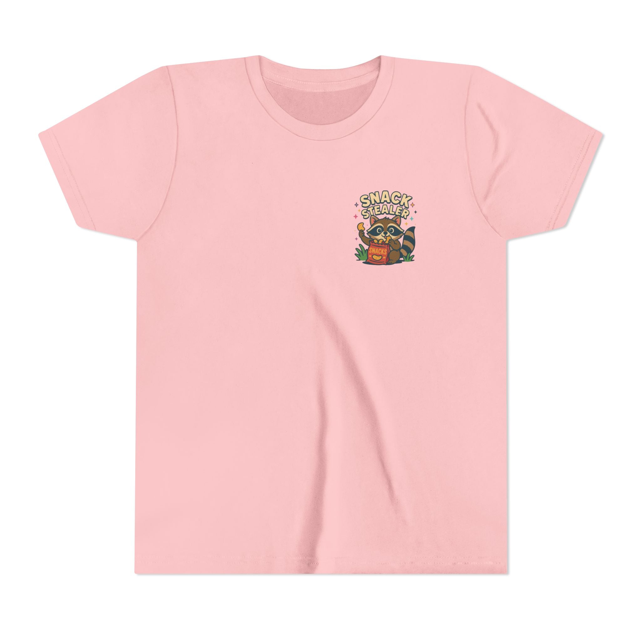 Raccoon Youth Tee featuring 'Snack Stealer' Raccoon Design