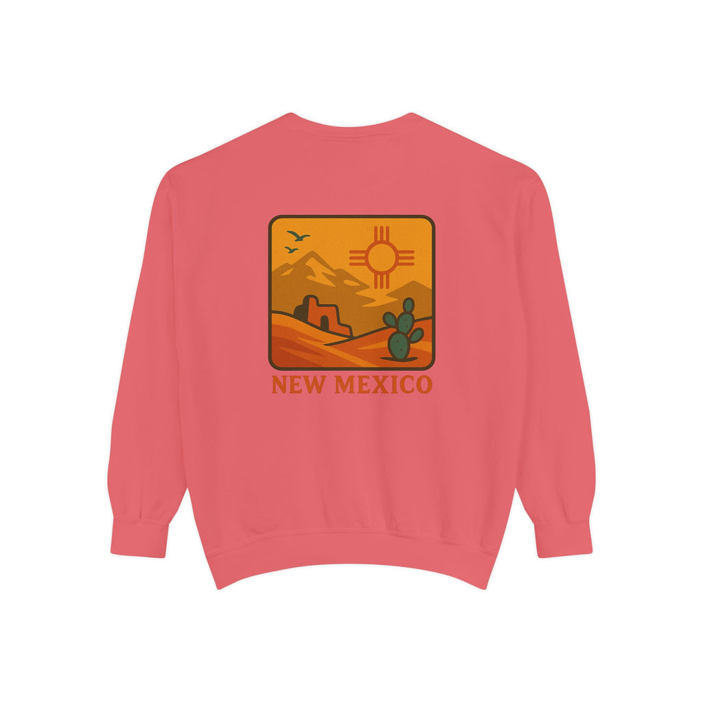 Desert Dreamers Unisex Sweatshirt - New Mexico Vibes, Travel Gift, Cozy Apparel, Cactus Chic, Retro Southwest Style