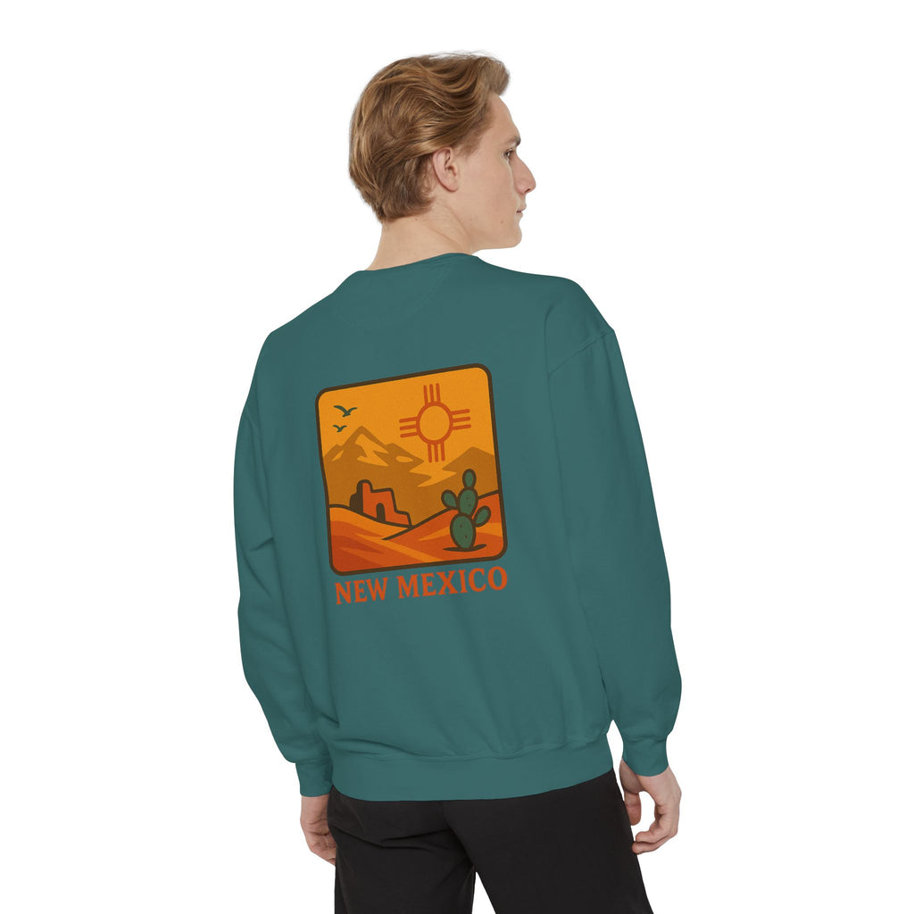 Desert Dreamers Unisex Sweatshirt - New Mexico Vibes, Travel Gift, Cozy Apparel, Cactus Chic, Retro Southwest Style