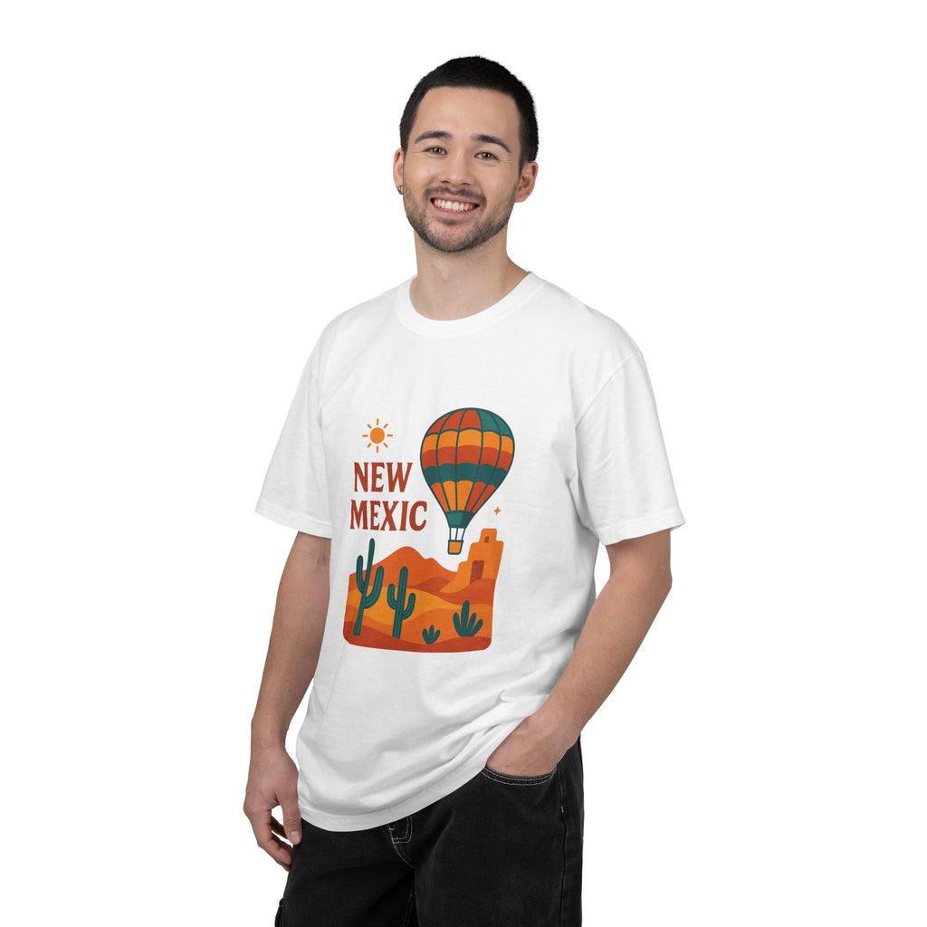 New Mexico Hot Air Balloon T-Shirt, Casual Tee, Travel Apparel, Gift for Adventurers, Summer Outfit, Vacation Shirt
