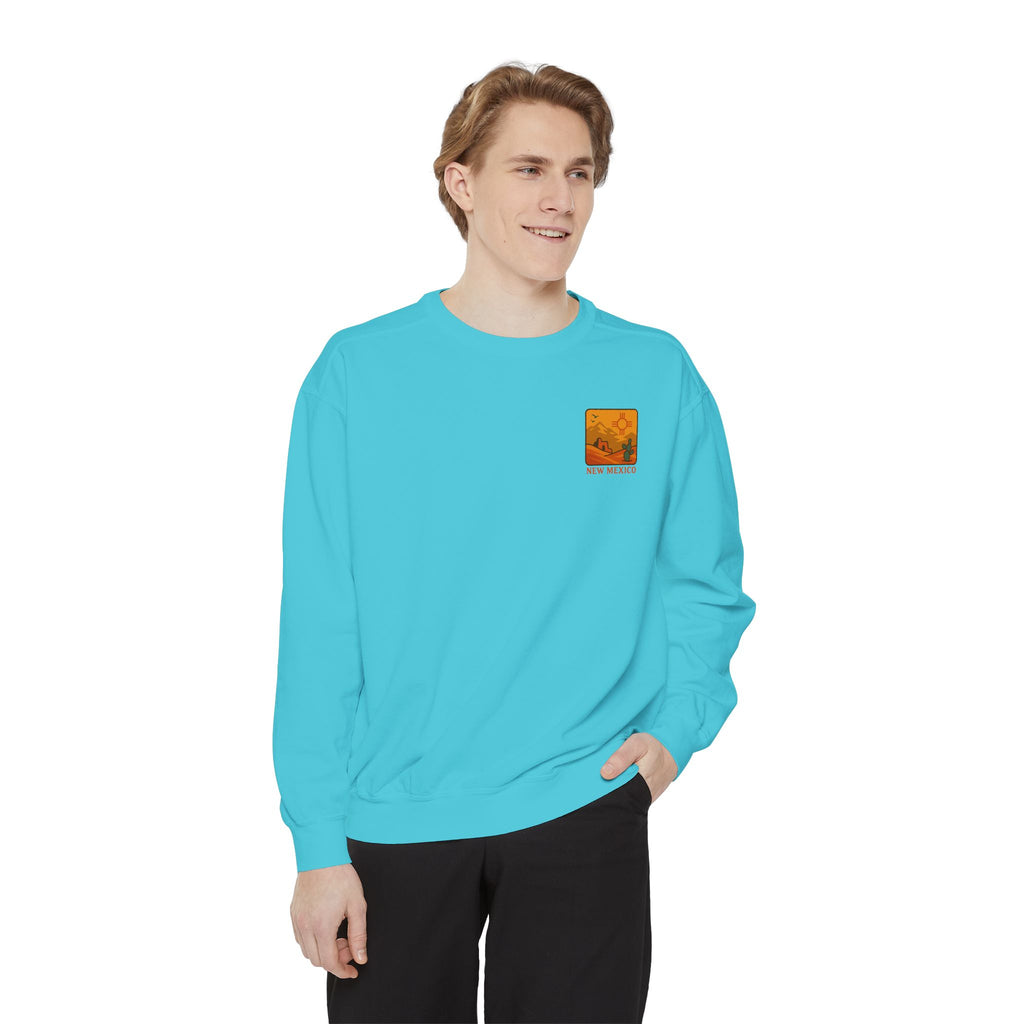 Desert Dreamers Unisex Sweatshirt - New Mexico Vibes, Travel Gift, Cozy Apparel, Cactus Chic, Retro Southwest Style