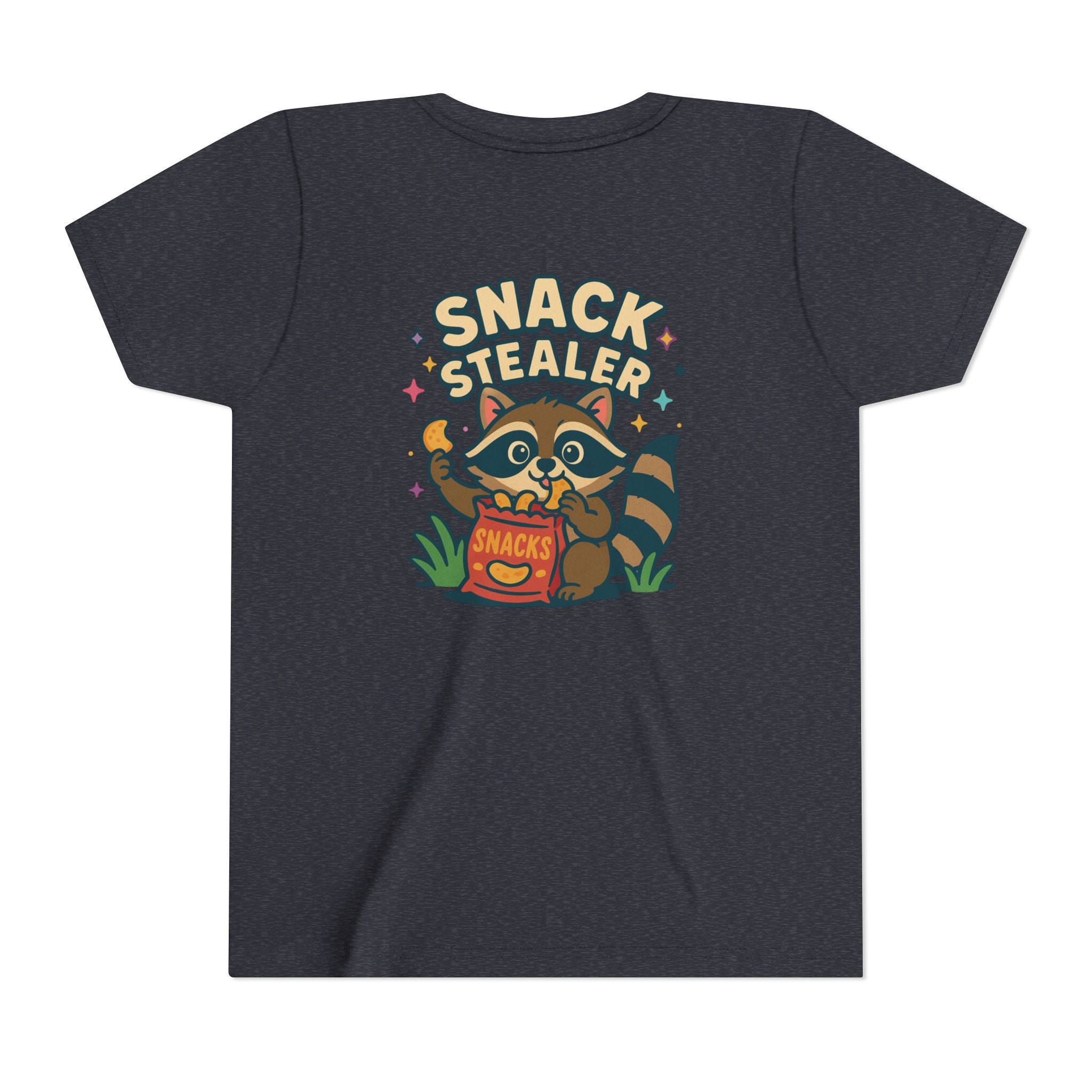 Raccoon Youth Tee featuring 'Snack Stealer' Raccoon Design