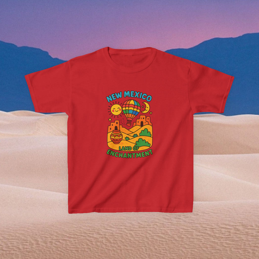 New Mexico Kids Tee, Fun Kids T-Shirt, Adventure Shirt for Children